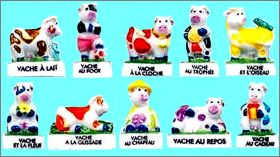 Vaches rigolotes - 10 F�ves brillantes - 2014