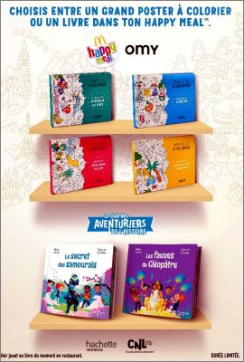 Omy 4 grands posters � colorier Happy Meal Mc Donald - 2018