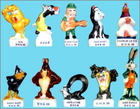 Bugs Bunny Family - 10 F�ves Brillantes - Alcara - 1999