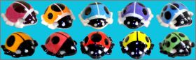 Coccinelles Porte Bonheur - 10 F�ves brillantes  - 2016