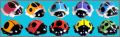 Coccinelles Porte Bonheur - 10 F�ves brillantes  - 2016