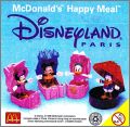 Disneyland Paris - 4 figurines - Happy Meal Mc Donald - 1995