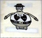 Exemple verso d'autocollants