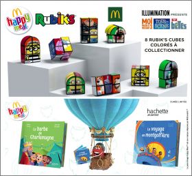 Rubik's - 8  �  collectionner - Happy Meal Mc Donald - 2018