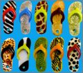 Les Tongs Jungle (Pendentifs) - 10 F�ves Brillantes - 2013