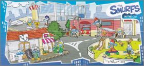 Les schtroumpfs en ville - Kinder - EN375 � EN629
