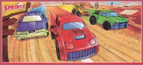 Voitures color�es - Kinder Sprinty - EN118 � EN121 - 2018