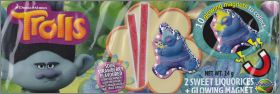 Les trolls - Dracco Candy - Magnets phosphorescents - 2016