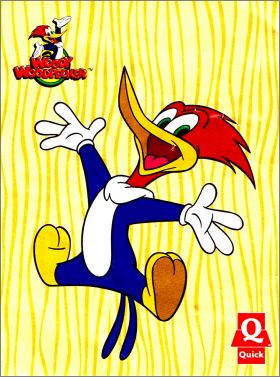 Woody woodpecke - 4 Figurines - Magic Box - Quick - 2001