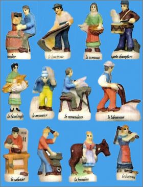 M�tiers du si�cle - 12 F�ves mates - Epi folie - 2003