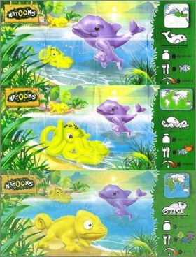 Animaux - Kinder Natoons - EN181, EN182 et EN191 - 2018