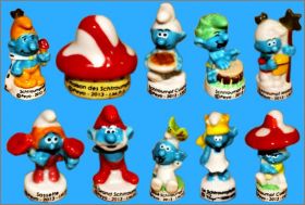 Le village des schtroumpfs - 10 F�ves brillantes Alcara 2015