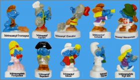 Schtroumpfs �volution - 10 F�ves brillantes - Alcara - 2016