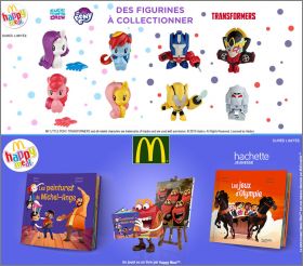 My Little  Pony / Transformers - Happy Meal Mc Donald - 2018