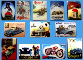 Plaques �maill�es Peugeot - 12 F�ves Brillantes - 2016