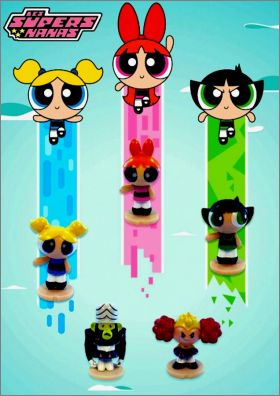 Les Supers Nanas - 5 figurines Eurogift - 2018