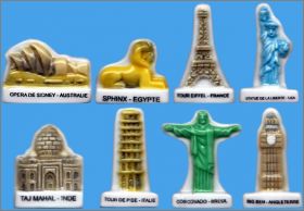 Monuments du monde - 8 F�ves Brillantes - Arguydal  - 2017