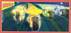Motos phosphorescentes - Kinder Sprinty EN031 � EN034 - 2018