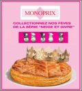 Neige et givre - 5 F�ves Brillantes et Mates - Monoprix 2015