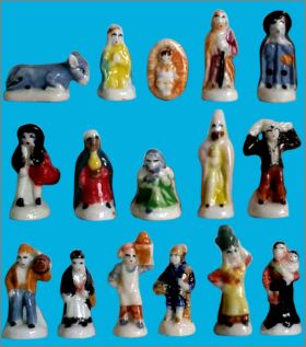 Santons Pitchoune - 16 F�ves brillantes - Alcara - 2007