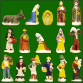 Santons Pitchoune - 16 F�ves mates - Alcara - 2007