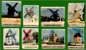 Moulins � Vent de Janville Eure et Loir - 8 F�ves - 2002