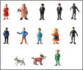 Tintin et le Lac aux Requins - 13 figurines - ESSO - 1973