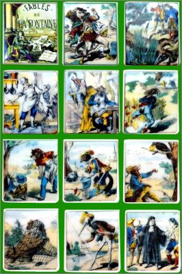 Fables de La Fontaine - 12 F�ves Brillantes Royal C�ram 2011