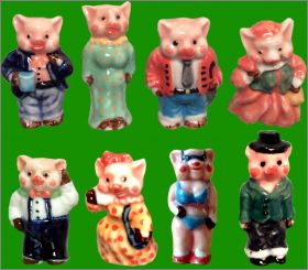 Les Cochons Endimanch�s Pr�-s�rie - 8 F�ves - Arguydal 2004