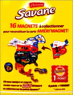 16 Amri'Magnet  Savane de Brossard Carte de l'Amrique 2019