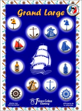 Grand Large - 12 F�ves Brillantes - Colas Clamecy - 2001