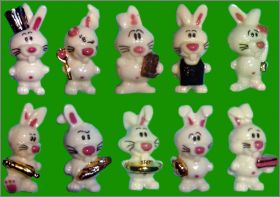 Les lapins rigolos - 10 F�ves Brillantes - 2016