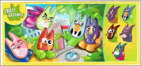 Crazy Friends oiseaux Kinder Joy - FS565J � FS565N - 2019