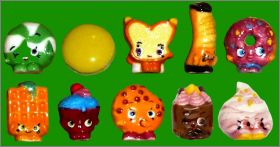 Petits douceurs Shopkins -10 F�ves Brillantes - Prime - 2017