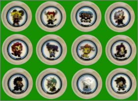 Horoscope assiettines - 12 F�ves brillantes Royal Ceram 2012