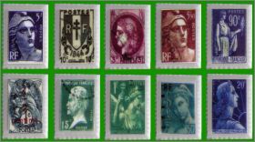 Les Timbres de Collection - 10 F�ves Royal Ceram -  2011