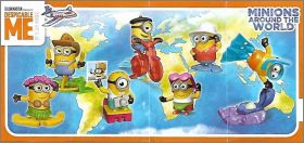 Minions around the World - Kinder - EN549 � EN556 - 2018