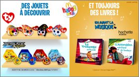 Des jouets Teen Ty et Beyblade Happy Meal - Mc Donald - 2019