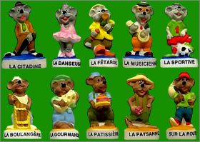 Souris des villes et des champs - 10 F�ves Mates - 2017