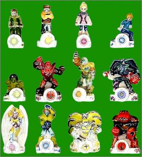 Gormiti Evolution "filet or" - 12 F�ves brillantes - 2012