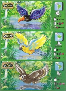 Oiseaux - Kinder Natoons - DV022 � DV024 - 2019