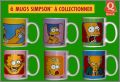 Les Simpson - 6 mugs  collectionner - Quick 2000