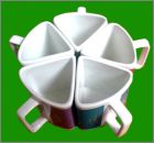 Ensemble des 5 mugs