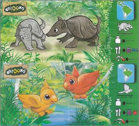 Duos animaux - Kinder Natoons - SE158 et SE160 - 2019