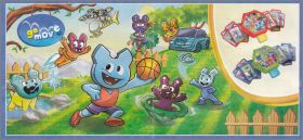 Jeux de m�mo - Kinder Gomove - EN063E et EN063F - 2019