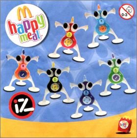 iZ (Zizzle)  6 Robots - Happy Meal - Mc Donald - 2006 France