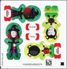 Planche d'autocollants 1