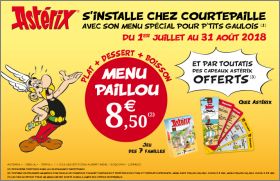 Ast�rix - Menu enfant - Courtepaille - 2018