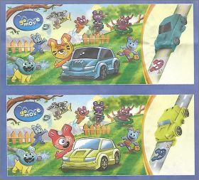 Voitures - Kinder Gomove - DV076 et DV078 - 2019