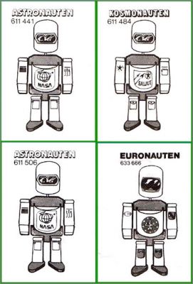 Astronauten - Kinder 611 441 � 633 666 - Allemagne - 1987